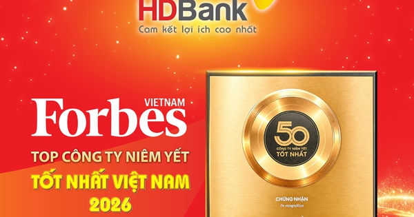 HDBank tiếp tục vào Top 50 Forbes Việt Nam trong bước chuyển lớn của thị trường vốn