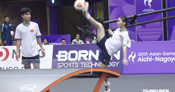Minh Tân và Gia Nghi lập kỳ tích, thắng Nhật Bản, Hàn Quốc, Ấn Độ: Hiên ngang vào bán kết teqball ASIAD