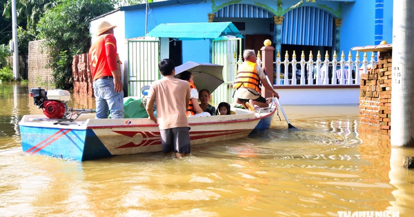 Nước sông Bùi vượt báo động 3, hơn 600 người dân vùng 'rốn lũ' phải sơ tán