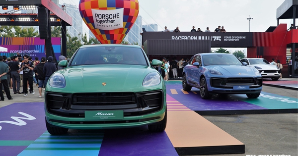 Macan máy xăng đã dừng sản xuất, vẫn là tâm điểm tại ngày hội Porsche ở TP.HCM