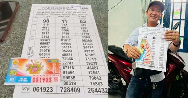 Trả nợ đồng nghiệp 20.000 đồng, cả hai cùng trúng độc đắc xổ số miền Nam