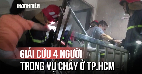 Cháy tại căn nhà 6 tầng ở TP.HCM: Kịp thời giải cứu 4 người thoát nạn an toàn
