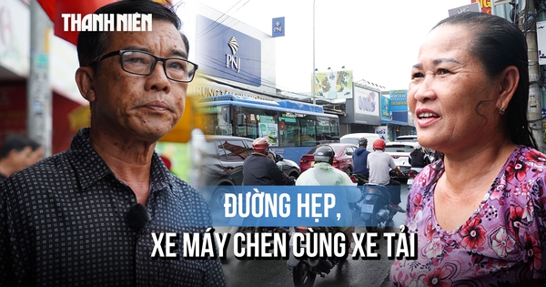 Đường hẹp, xe máy chen cùng xe tải: Người dân chờ đường song hành 6.800 tỉ ở TP.HCM