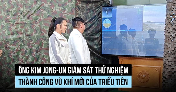 Ông Kim Jong-un giám sát thử nghiệm vũ khí mới của Triều Tiên