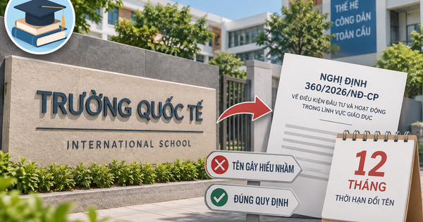 Những trường có chữ 'quốc tế', 'quốc gia' nào phải đổi tên từ 17.9?