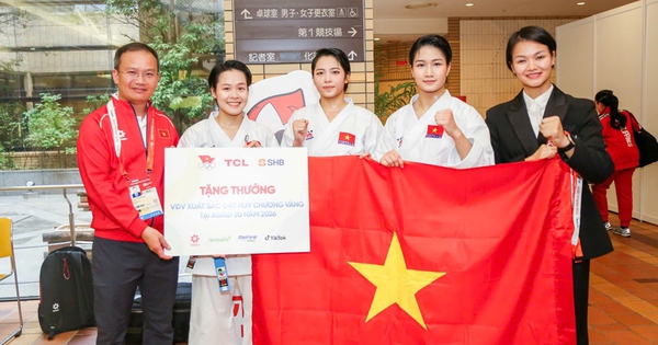 Bộ trưởng Lâm Thị Phương Thanh chỉ đạo thưởng nóng 200 triệu đồng cho kata nữ Việt Nam giành HCV ASIAD