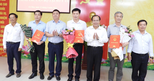 Giám đốc Sở Y tế Cà Mau thôi chức theo nguyện vọng cá nhân