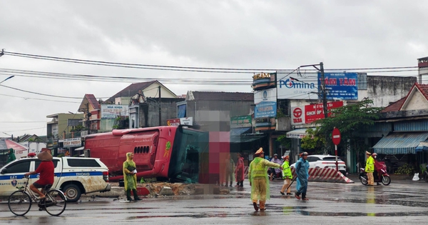 Điều tra vụ xe khách lật sau tai nạn giao thông trên QL1