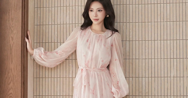 Những chiếc váy họa tiết hoa lá đẹp nhất mùa thu