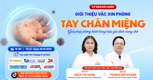 Tư vấn sức khỏe: Giới thiệu vắc xin phòng tay chân miệng