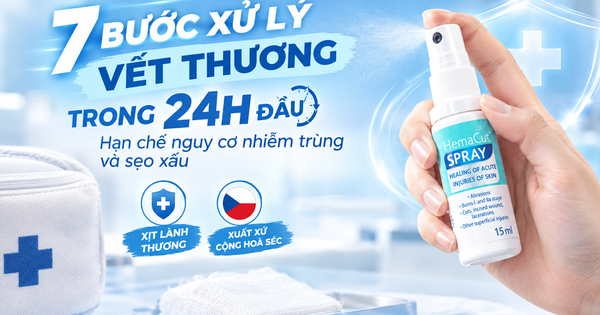 7 bước xử lý vết thương trong 24 giờ đầu hạn chế nguy cơ nhiễm trùng, sẹo xấu