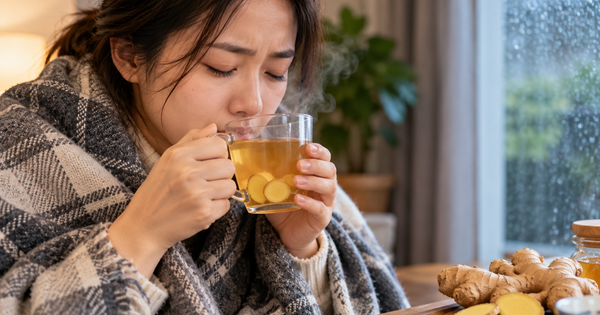 Dầm mưa về uống nước gừng: Bác sĩ nói gì?
