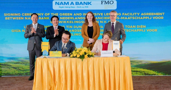 Nam A Bank nhận 60 triệu USD từ FMO, mở rộng dòng vốn xanh quốc tế