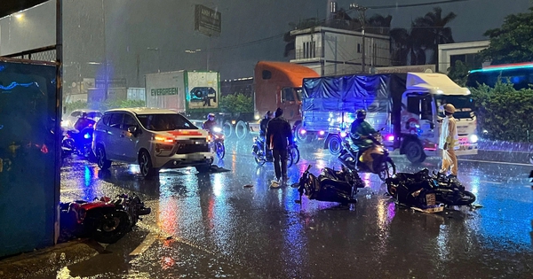 Ô tô tông xe liên hoàn trên đường Đỗ Mười, 1 người tử vong
