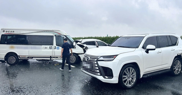 Tạm giữ tài xế xe Lexus dừng đột ngột trên cao tốc gây tai nạn liên hoàn