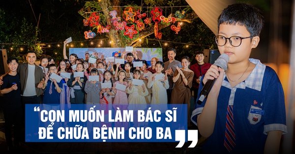 Ước mơ sau những đợt điều trị ung thư: Con muốn làm bác sĩ để chữa bệnh cho ba