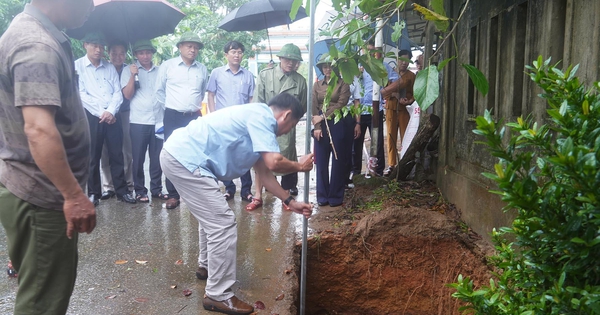 Hai điểm sụt lún đất nguy hiểm, liên tiếp xuất hiện ở Quảng Trị