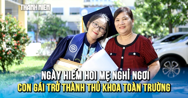 Ngày hiếm hoi mẹ nghỉ ngơi, con gái trở thành thủ khoa toàn trường