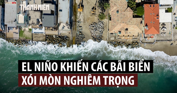California lo bờ biển xói mòn mạnh hơn vì El Niño