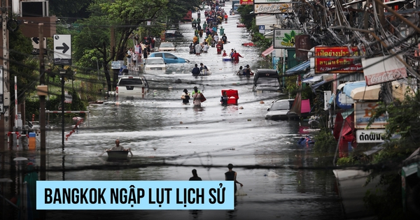 Ngập lụt lịch sử ở thủ đô Thái Lan