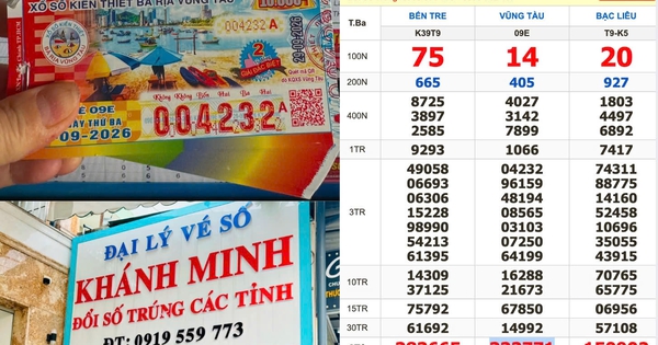 Xổ số miền Nam ngày 29 tháng 9: Chi 1,6 triệu mua nguyên cây, trúng đài Vũng Tàu