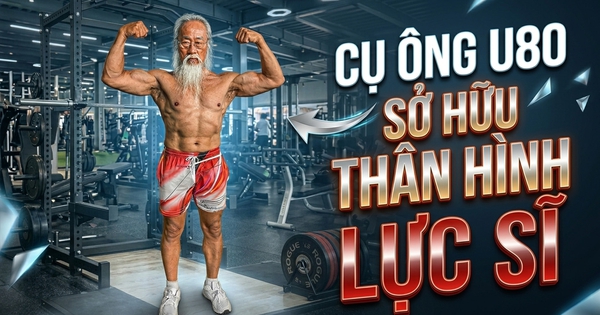 Độc lạ: Cụ ông U80 râu tóc bạc phơ sở hữu thân hình lực sĩ vì mê Lý Tiểu Long