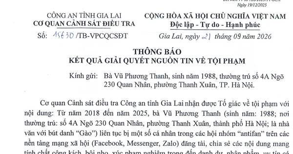 Từ tố giác của nhà văn Gào, công an khởi tố vụ án làm nhục người khác