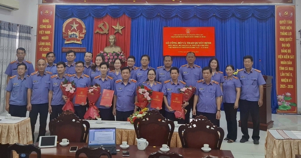 Cà Mau điều động, bổ nhiệm 4 phó viện trưởng Viện KSND khu vực