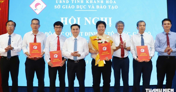 Khánh Hòa công bố nhân sự 6 trường THPT sau sắp xếp