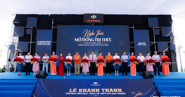 Khánh thành trường liên cấp quy mô đào tạo hơn 2.000 học sinh tại Cần Thơ