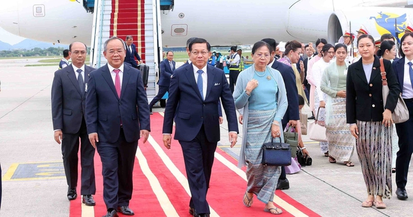 Tổng thống Myanmar Min Aung Hlaing bắt đầu thăm chính thức Việt Nam