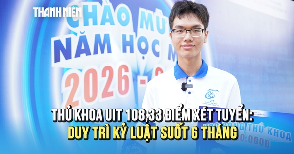 Thủ khoa UIT 108,33 điểm xét tuyển: ‘Kỷ luật’ để chinh phục điểm cao