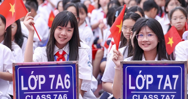 Năm học đầu tiên sau sắp xếp trường học