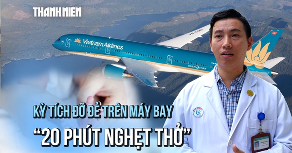 20 phút nghẹt thở: Ê-kíp y tế đa quốc gia đỡ đẻ trên chuyến bay Vietnam Airlines