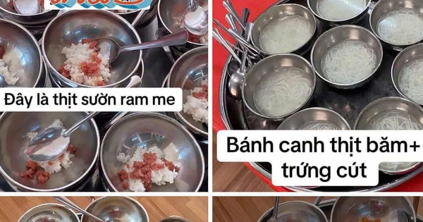 Suất ăn của trẻ bị phản ánh sơ sài, xã kiểm tra trường mầm non
