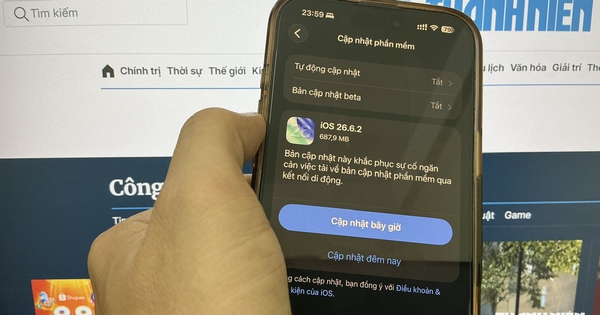 iOS 26.6.2 xuất hiện bất ngờ, người dùng cần cài đặt ngay