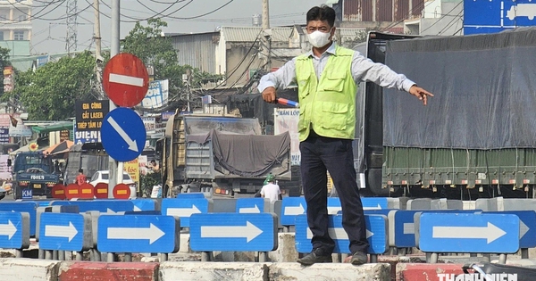 Sau vụ tai nạn 3 mẹ con tử vong: Khôi phục vòng xoay nút giao cổng 11