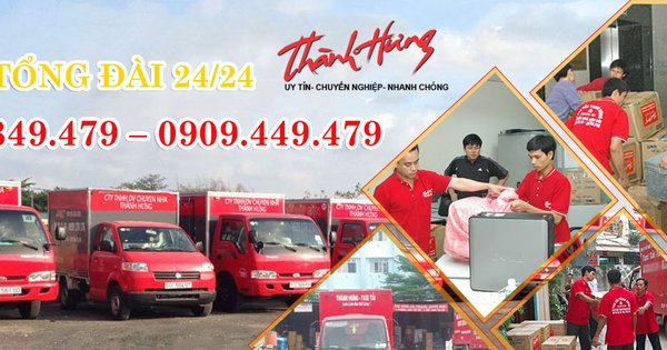 Dịch vụ chuyển nhà, chuyển văn phòng Thành Hưng trọn gói giá rẻ uy tín chuyên nghiệp