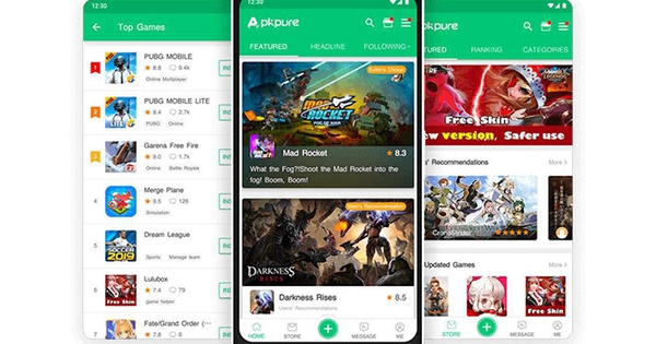 Tìm hiểu apkpure app là gì và cách sử dụng để tải game và ứng dụng miễn phí