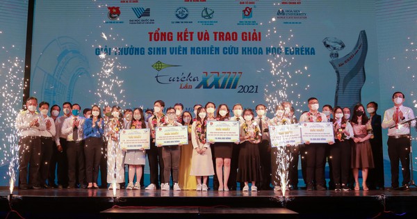 Những sinh viên nào đạt giải thưởng Sinh viên nghiên cứu khoa học – Euréka năm nay?