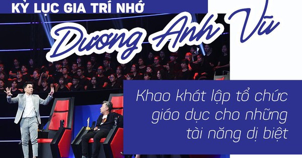 Kỷ lục gia trí nhớ Dương Anh Vũ: Khao khát lập tổ chức giáo dục cho những tài năng dị biệt