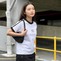 Khoe chân dài miên man nhờ cặp đôi baby tee và váy ngắn