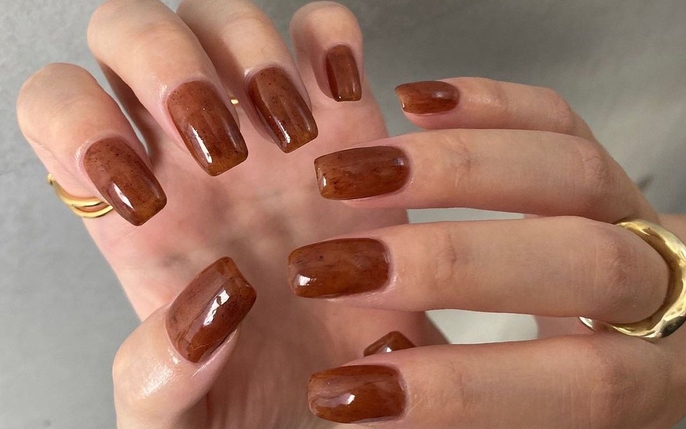 Tờ Tờ Lờ ❤️💅🏻 on Instagram: “Màu nâu vẫn luôn là một trong những màu  nails được yêu thích nhất 😙 TT7080 #ttlnails .🌻Các … | Làm được rồi, Móng  tay đỏ, Nail swag