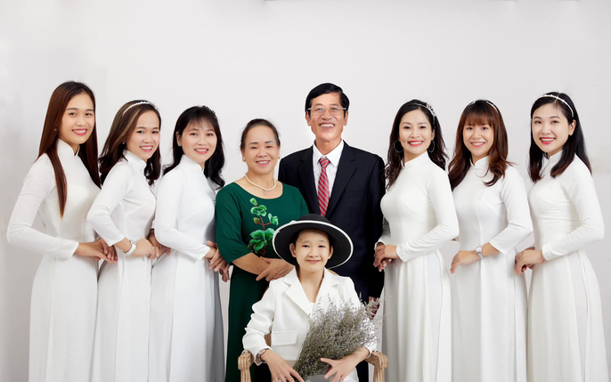 o Di Gia nh, Family Ao Dai, Vietnamese Dresses, Ao Dai for family