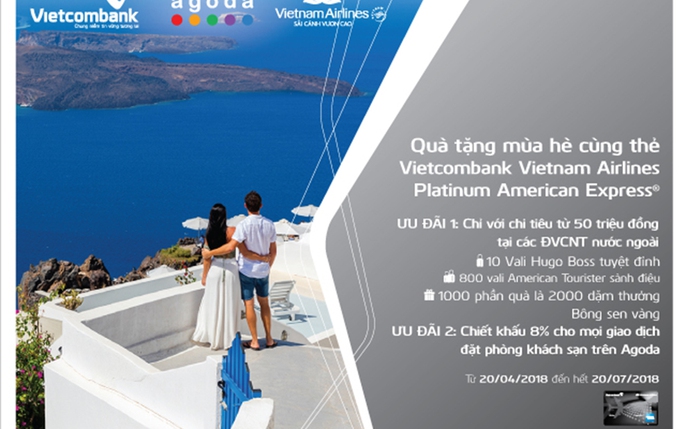 thẻ Vietcombank Vietnam Airlines Platinum American Express®: tin tức, hình  ảnh, video, bình luận