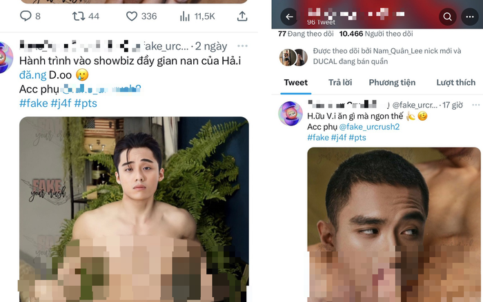 Nhiều Nghệ Sĩ Trẻ Bị Ghép Ảnh Nhạy Cảm, Khiêu Dâm Trên Twitter