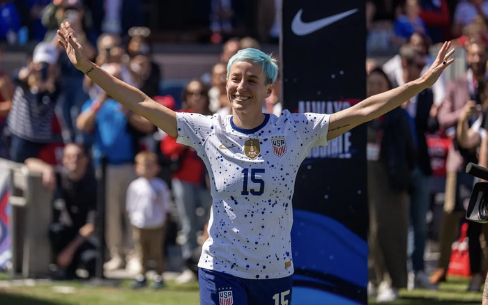 Megan Rapinoe chỉ nghĩ về trận ra quân với đội tuyển nữ Việt Nam