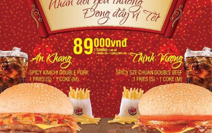 Burger King Ra Mắt Dòng Sản Phẩm Đặc Biệt Dành Cho Dịp Tết Giáp Ngọ 2014
