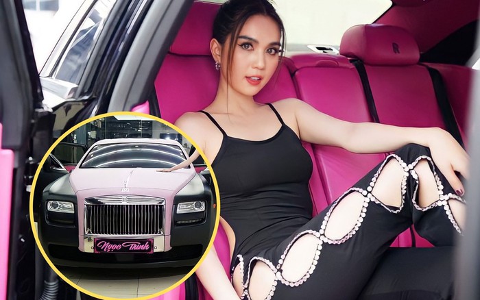 Ngọc Trinh xỉu up xỉu down khi nhận chiếc Roll Royce phiên bản Black   Pink độc bản  YouTube