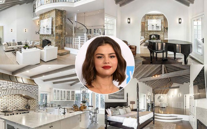 Căn biệt thự 115 tỉ đồng mới mua của Selena Gomez gây choáng vì sự xa hoa